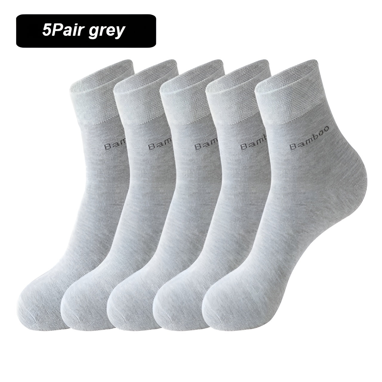 Heinrich Socken - Lässige atmungsaktive 5 Paar Premium Bambusfaser Socken Elegare