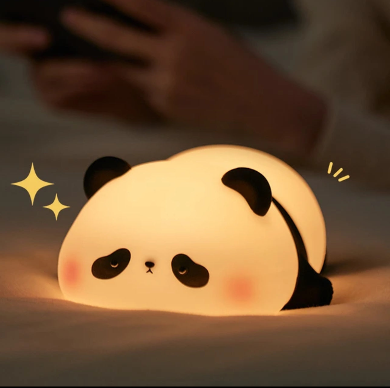 CuddlePanda Light - Panda Süße Silikon LED Nachtlicht Elegare