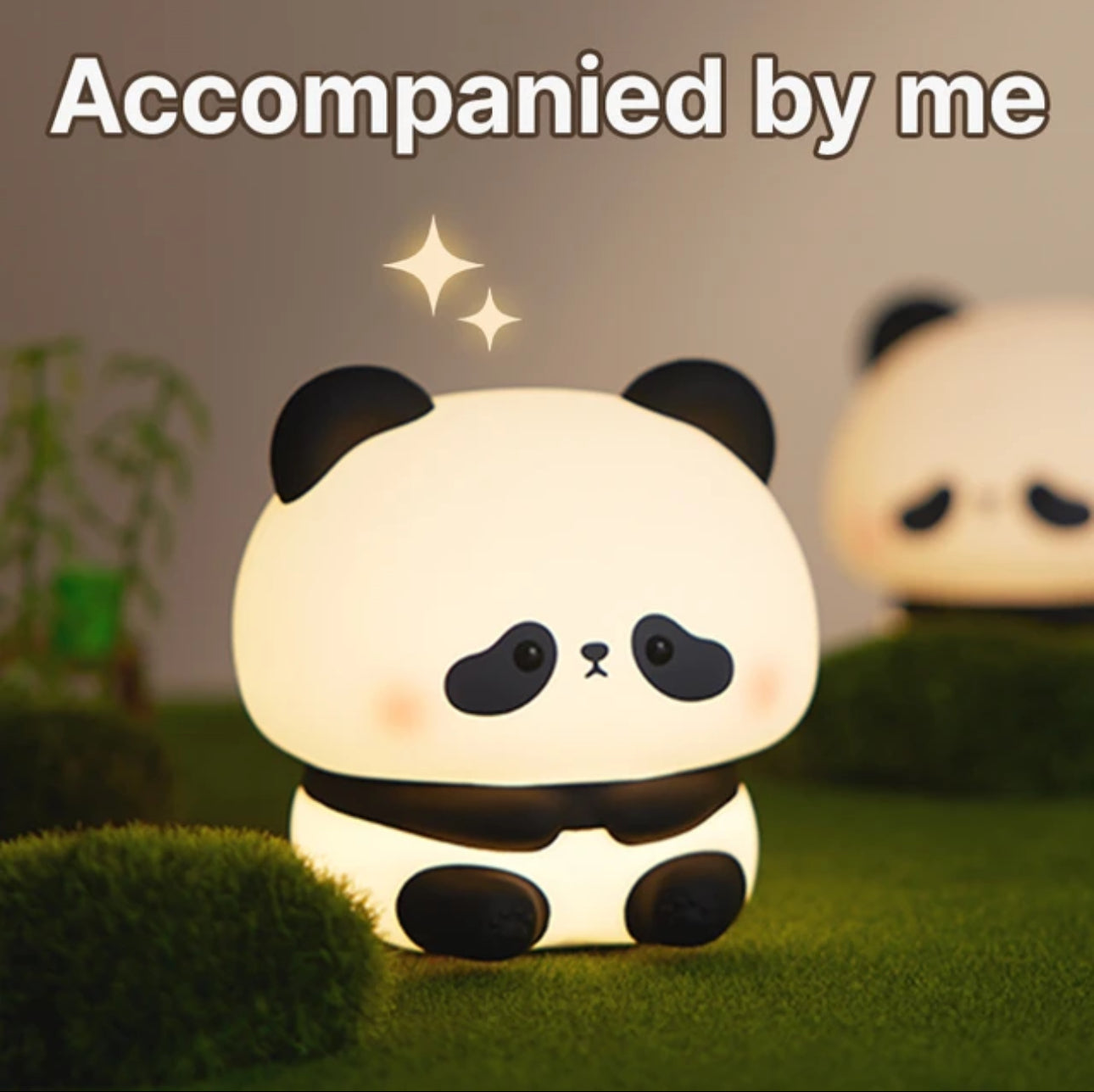 CuddlePanda Light - Panda Süße Silikon LED Nachtlicht Elegare