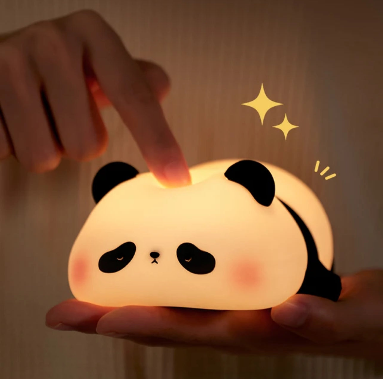 CuddlePanda Light - Panda Süße Silikon LED Nachtlicht Elegare