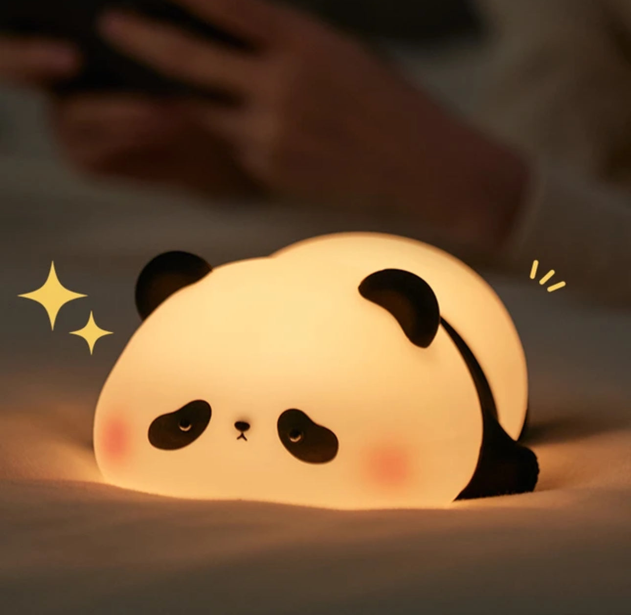 CuddlePanda Light - Panda Süße Silikon LED Nachtlicht Elegare