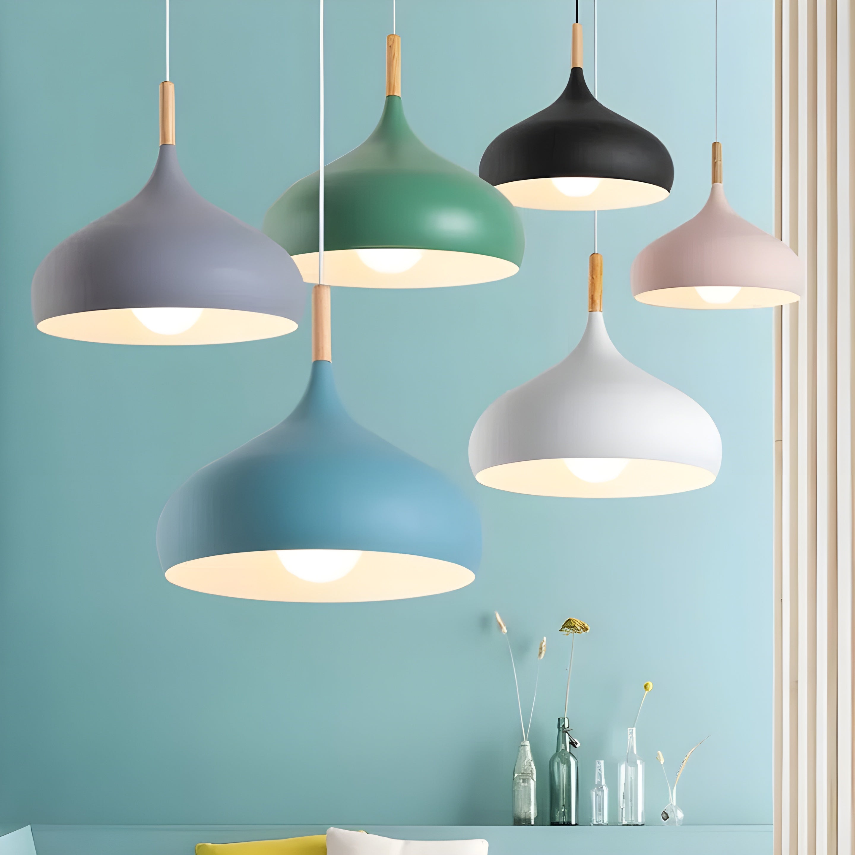 SalonAura Light – Scandinavische Paddenstoel Hanglamp