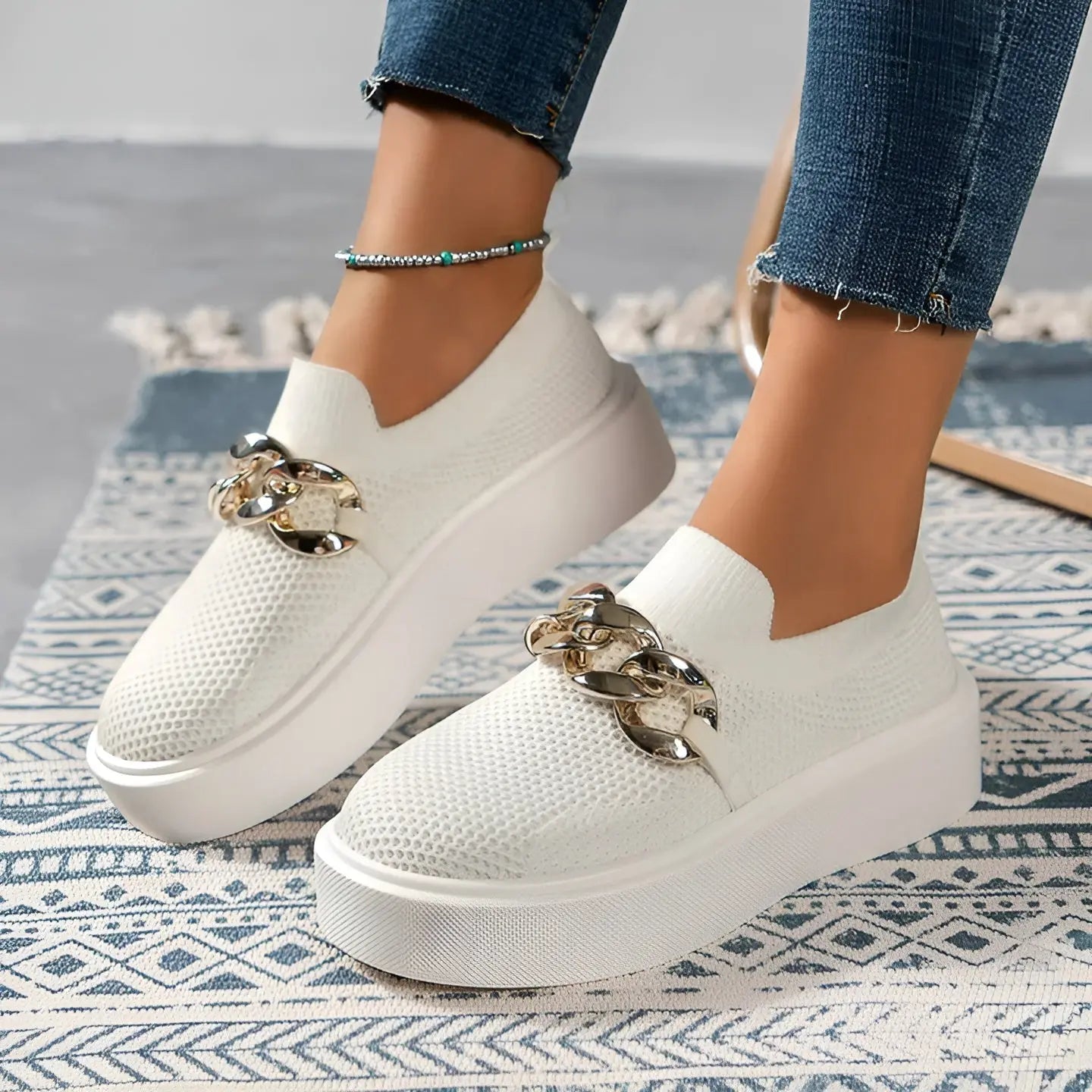 Maxine Loafers - Ademende en hoge kwaliteit casual schoenen Mesh schoenen - Stap in de toekomst van comfort! - Velari - VLP018