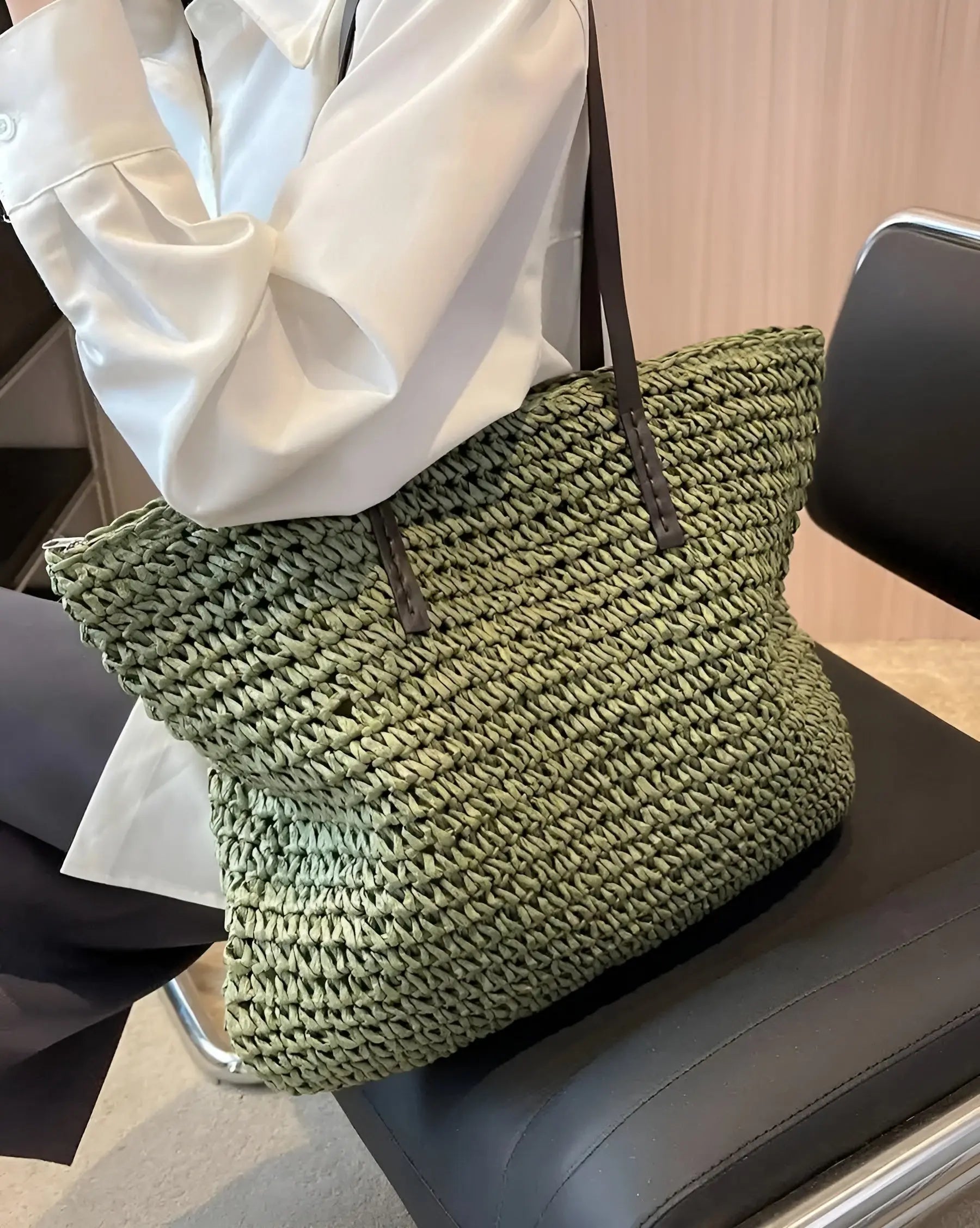 Luisa Handbag - Handgemaakte Luxe ZomerHandtas Met Grote Inhoud - Velari - VLP179