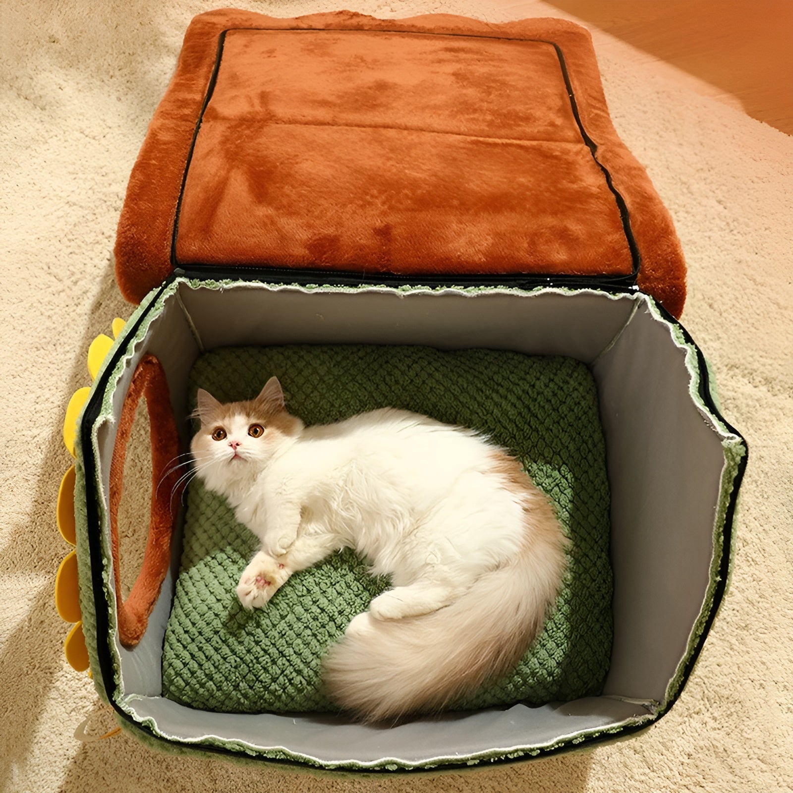 CozyPet Zelt - Indoor Katzen Schlafbett Zelt Elegare