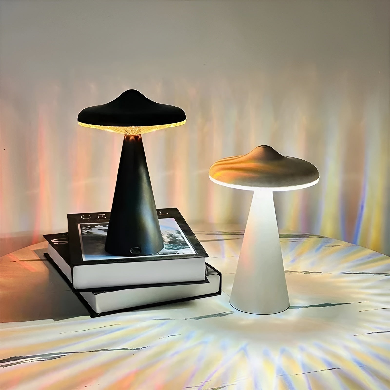 ZenMushroom Lamp - Tragbare Pilz LED Tischlampe Elegare