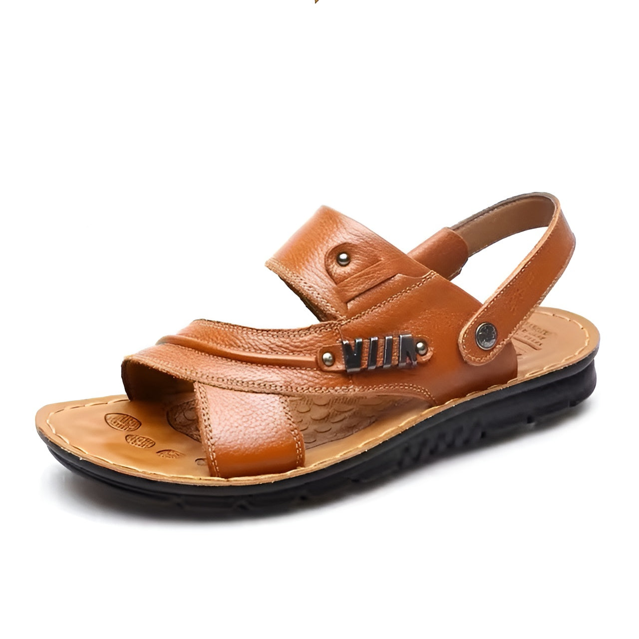 Lukas Sandals - Stilvolle Orthopädische Ledersandalen für Herren Elegare