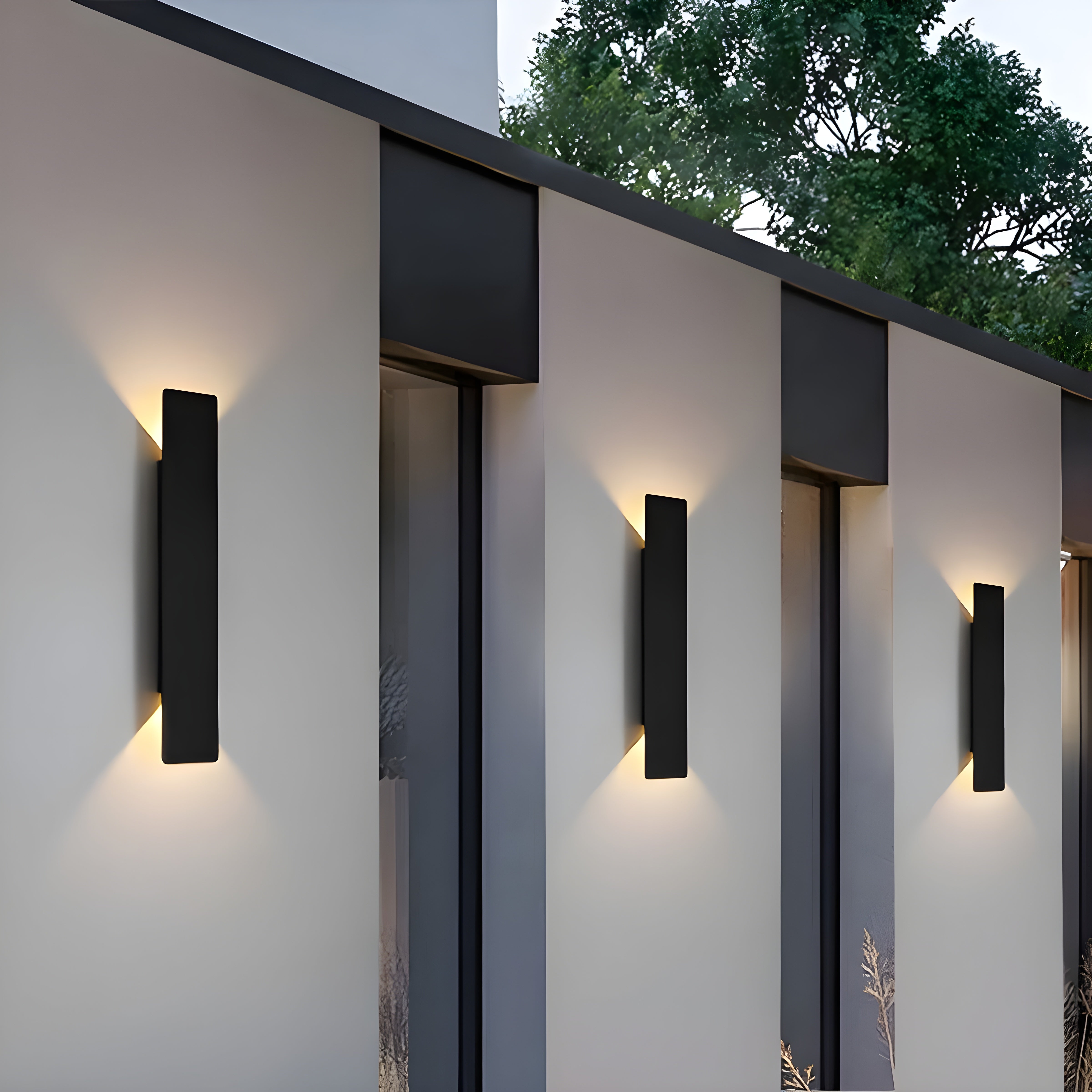 LuxeWall Light - Eigentijdse Weerbestendige Aluminium LED Wandlamp Voor Buiten