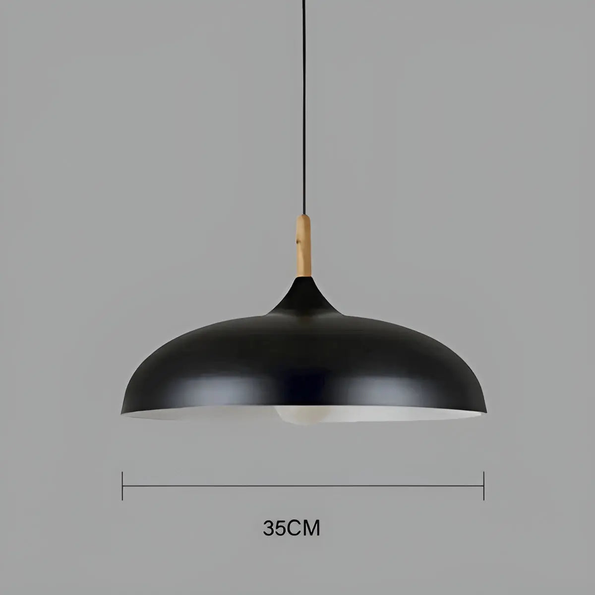 ModArt Lampe - Minimalistische skandinavische Eichen-Deckenpendelleuchte Elegare