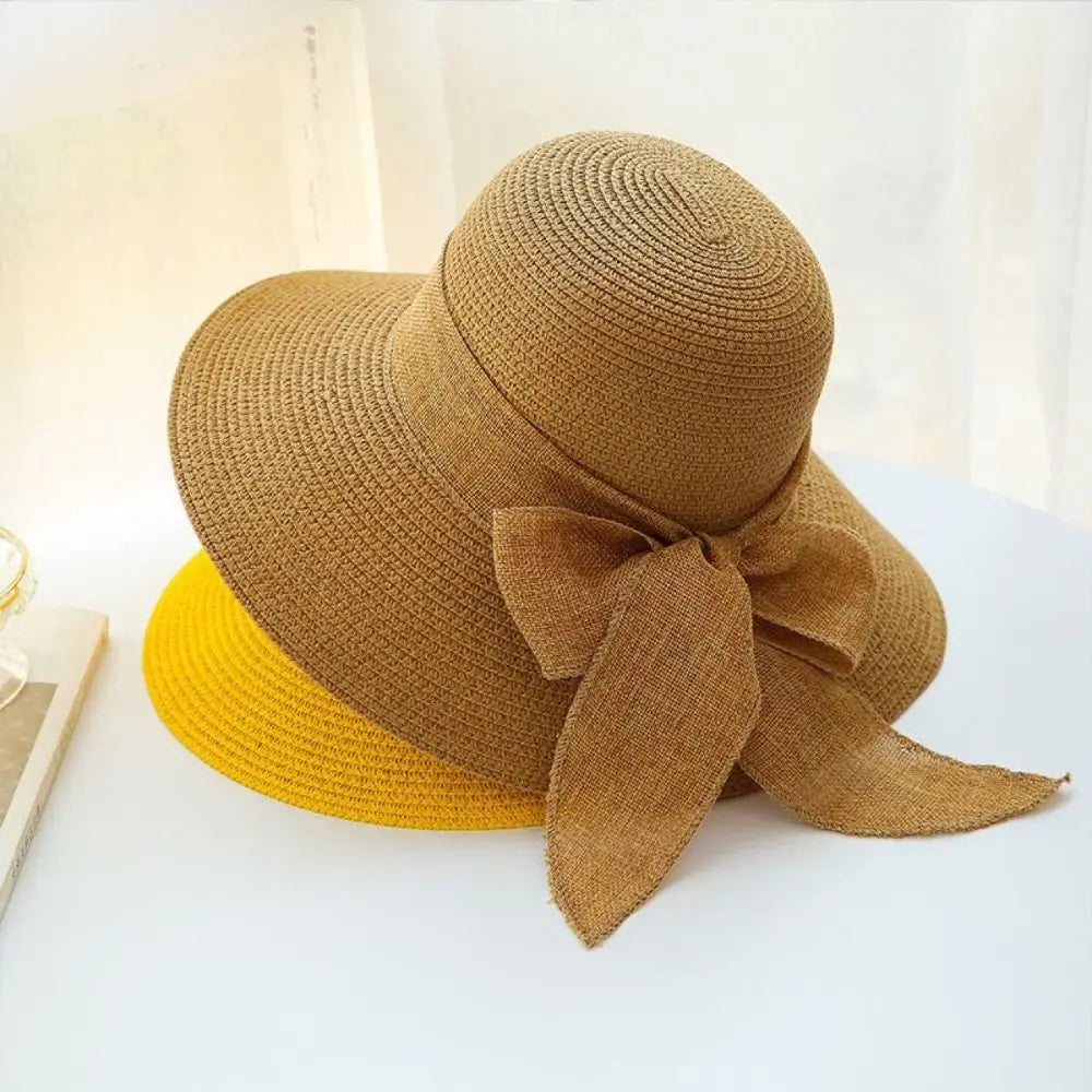 Alma SunHat - Women Fashionable Bow Beach Sun HatAlma SunHat - Women Fashionable Bow Beach Sun Hat Elegare