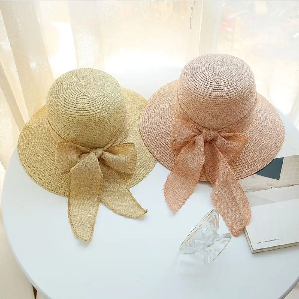 Alma SunHat - Women Fashionable Bow Beach Sun HatAlma SunHat - Women Fashionable Bow Beach Sun Hat Elegare