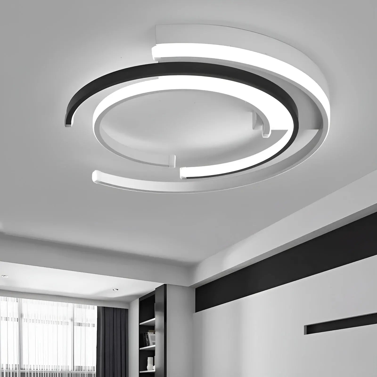 NordicCircle Light - Moderne nordische kreative runde Kunst-Deckenleuchte Elegare