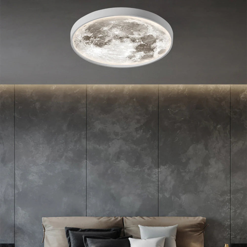 MoonGlow Light - Moderne Metaal LED Plafondlamp