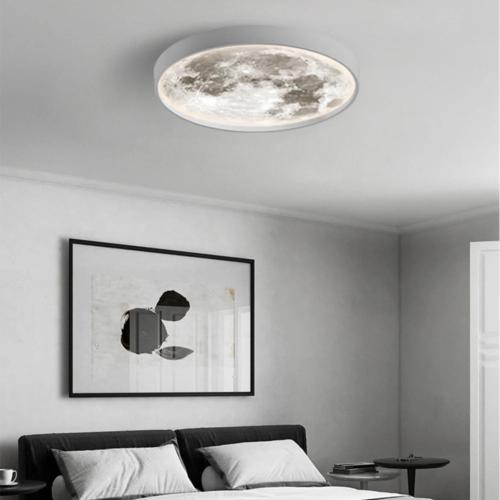 MoonGlow Light - Moderne Metaal LED Plafondlamp