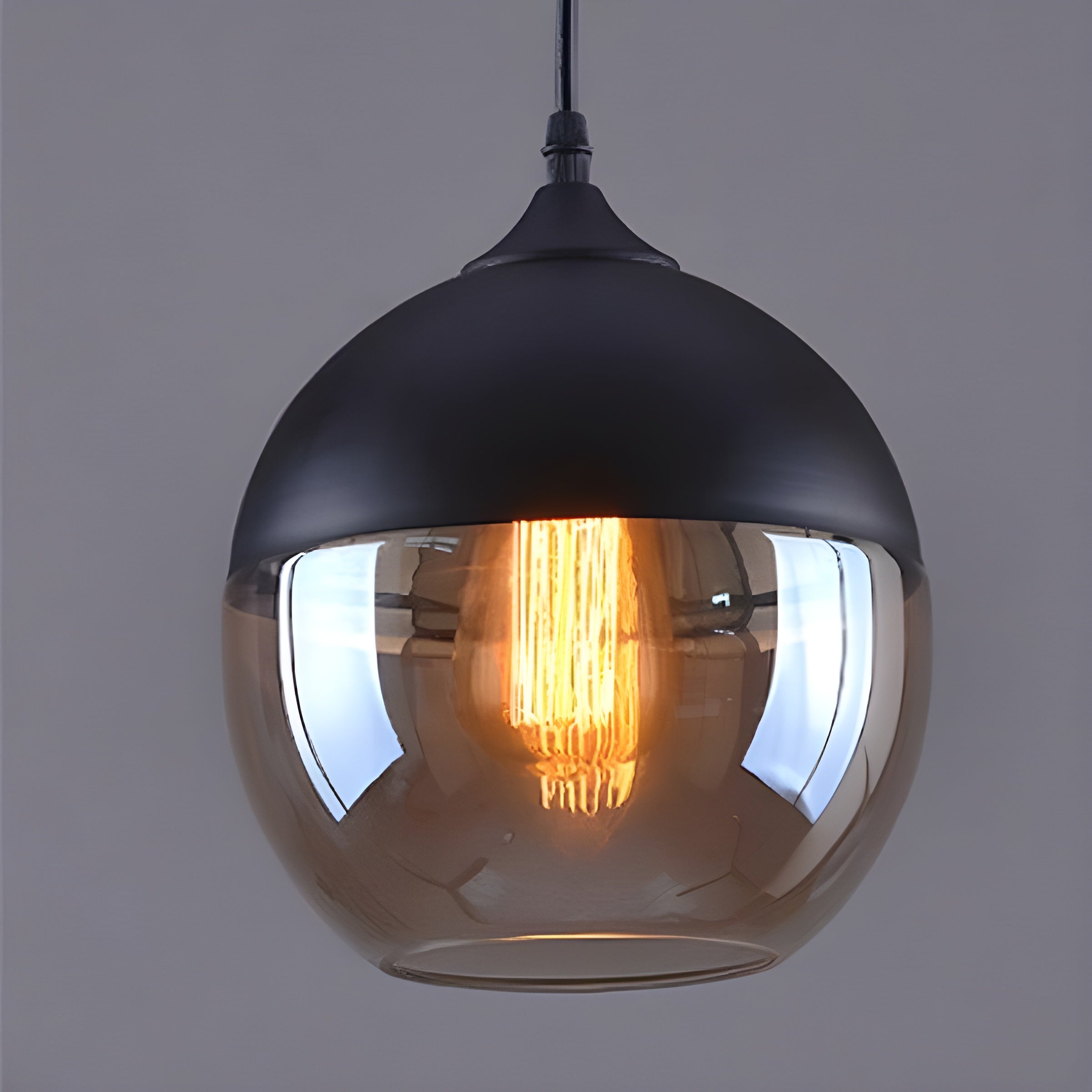 ScandiGlimmer Light – Moderne Scandinavische LED Glas Hanglamp