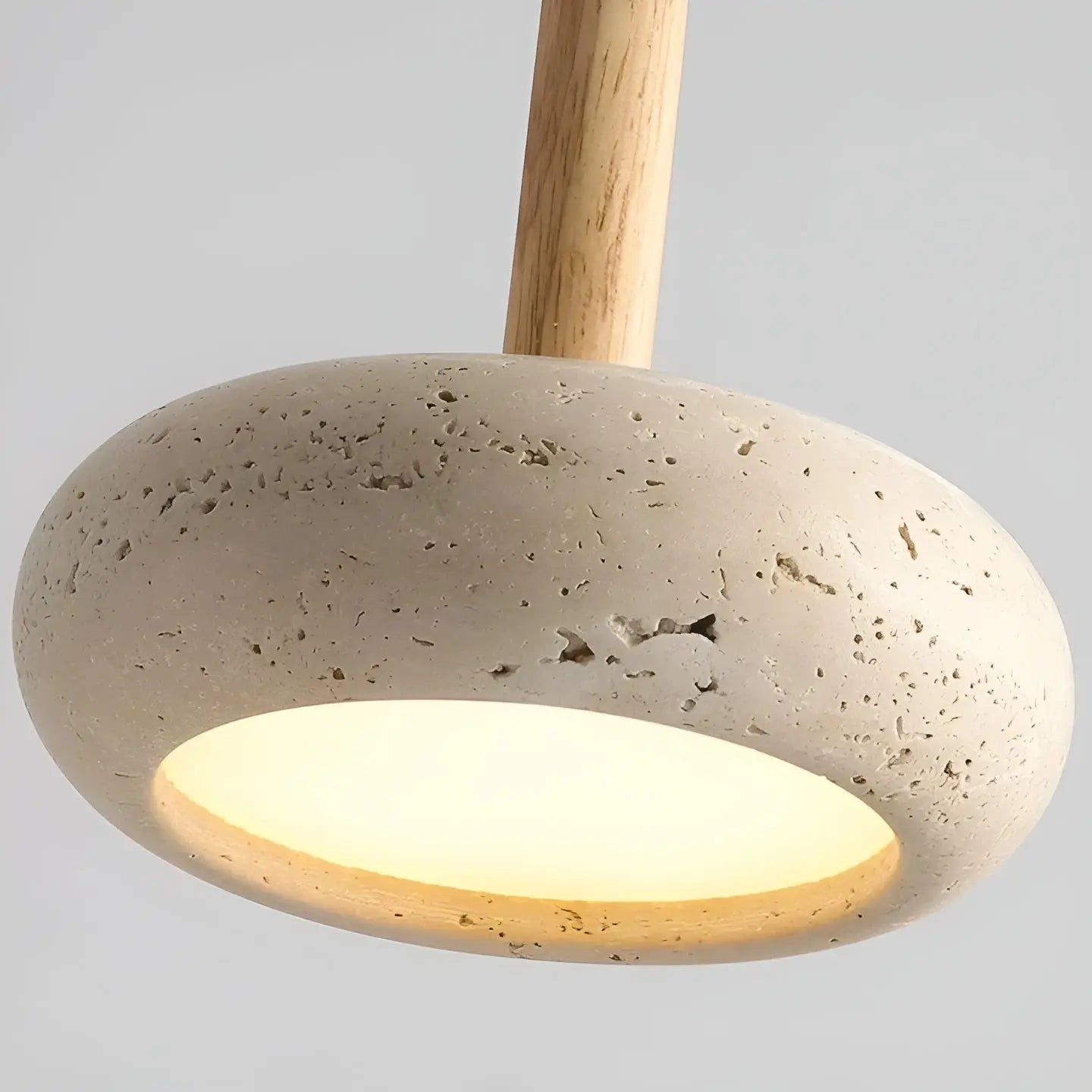 HaloStone Glow - LED Retro Stone Wabi Sabi Japanse Plafondlamp - Velari - VLP128