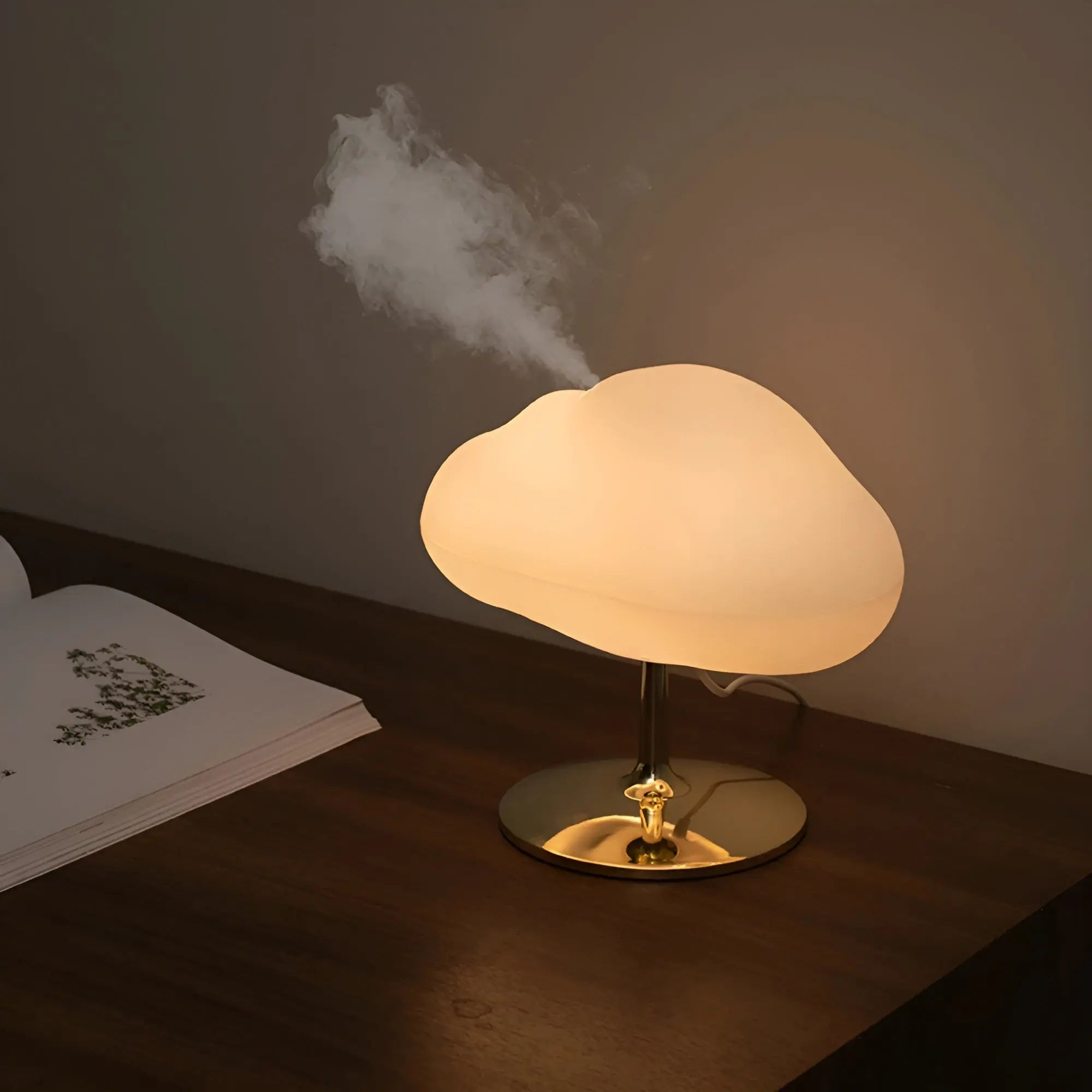 MistCloud Diffuser - Ultrasone USB Luchtbevochtiger & Verstuiver van Essentiële Oliën voor een Kalmerende Atmosfeer - Velari - VLP072