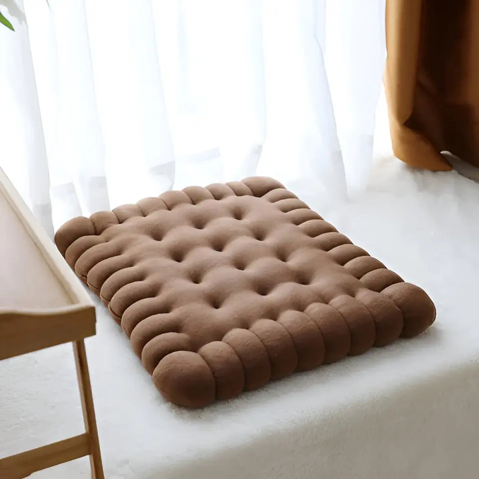 ComfyTreat Cushion - Luxueus Biscuitkussen voor Ultiem Comfort - Velari - VLP061