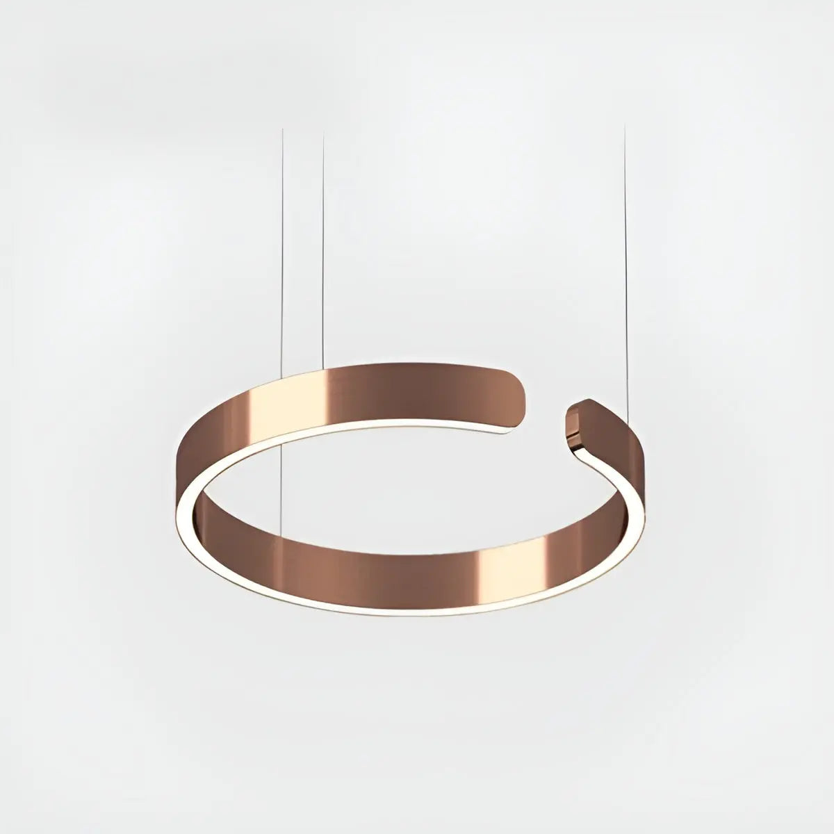 RingShine Chandelier - Scandinavische Ronde LED Hanglamp met Dimbare Verlichting - Velari - VLP086