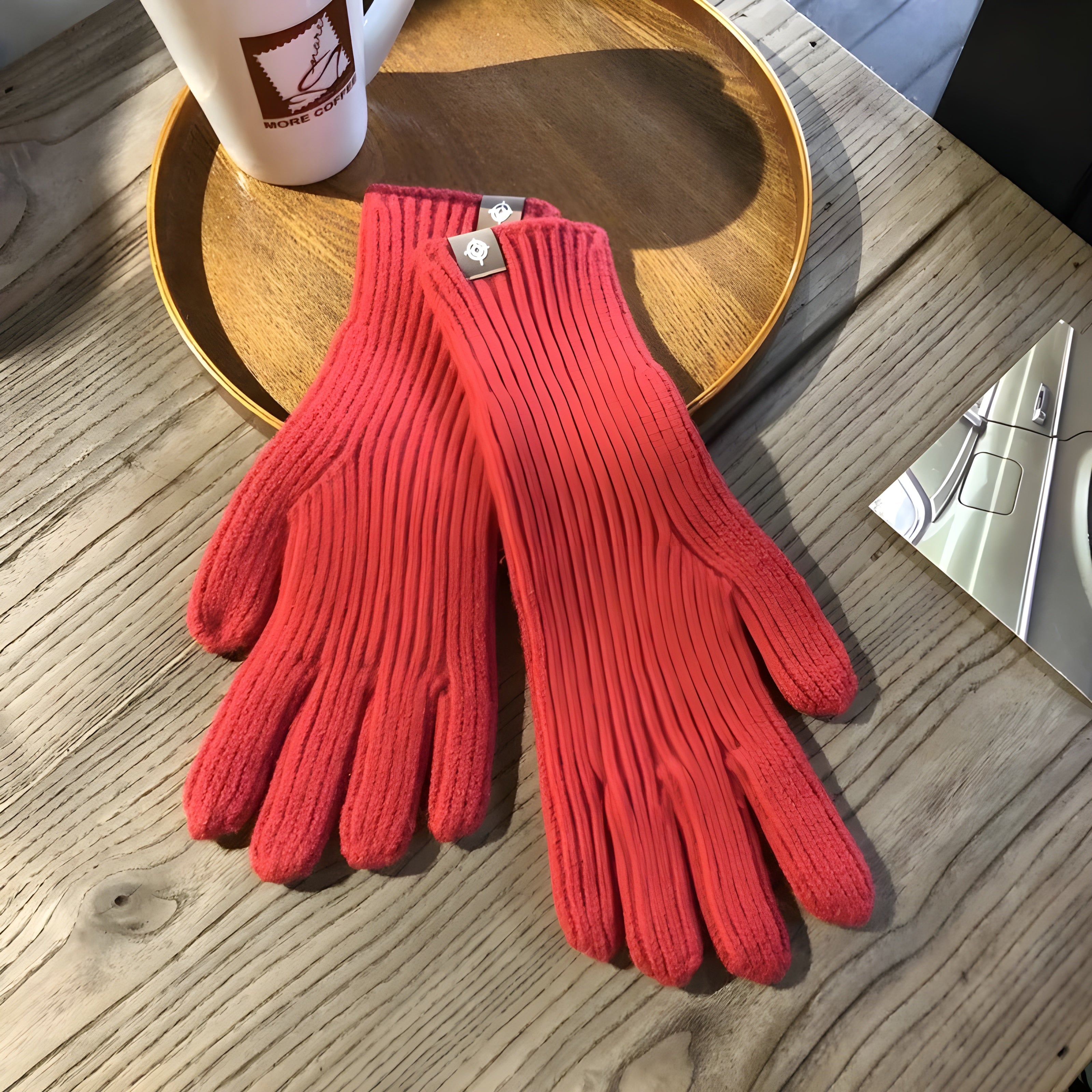 CozyTouch Handschoenen – Casual Gebreide Winterhandschoenen van Wol