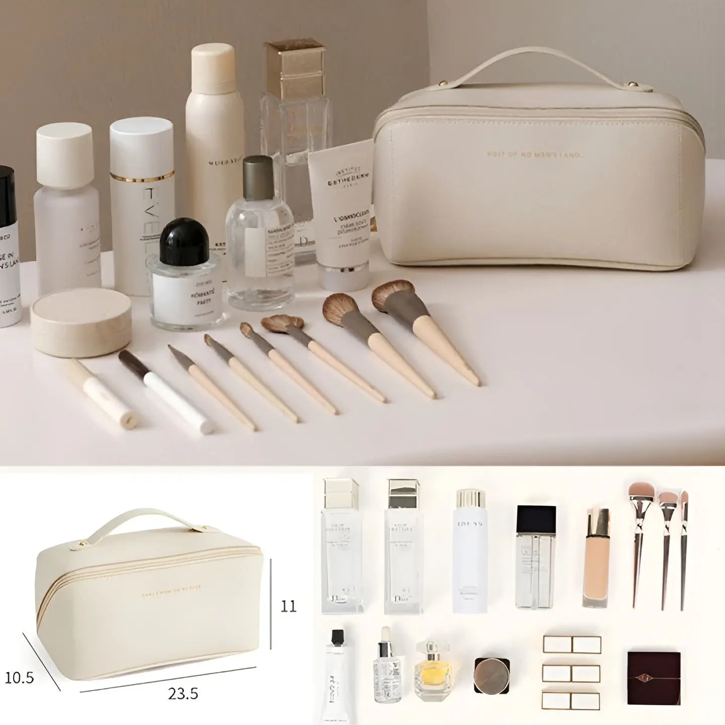 Glam Case - Waterdichte en Grote Capaciteit Cosmetische Tas met Koord (1+1 Gratis) - Velari - VLP151