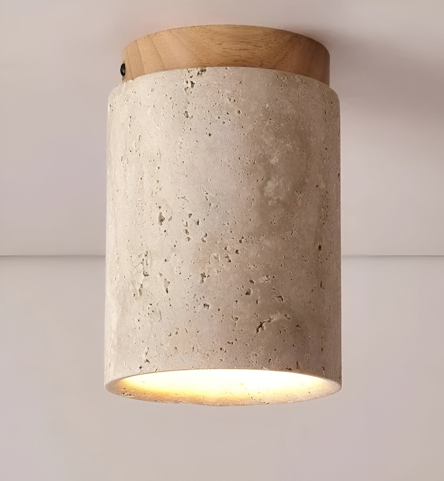 RusticAura Lights - Runde Wabi Sabi Japanische Designlampe Elegare