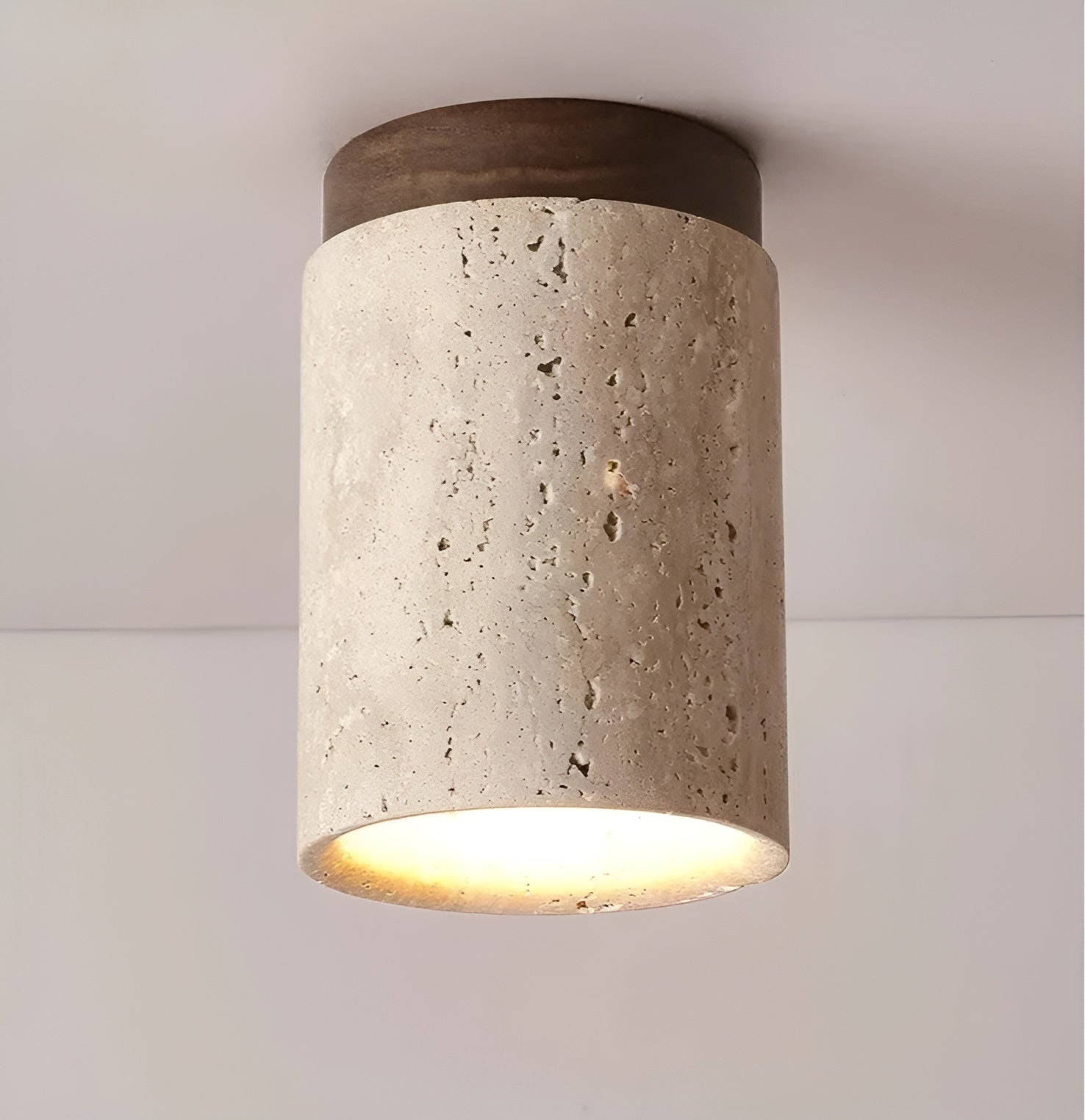 RusticAura Lights - Runde Wabi Sabi Japanische Designlampe Elegare