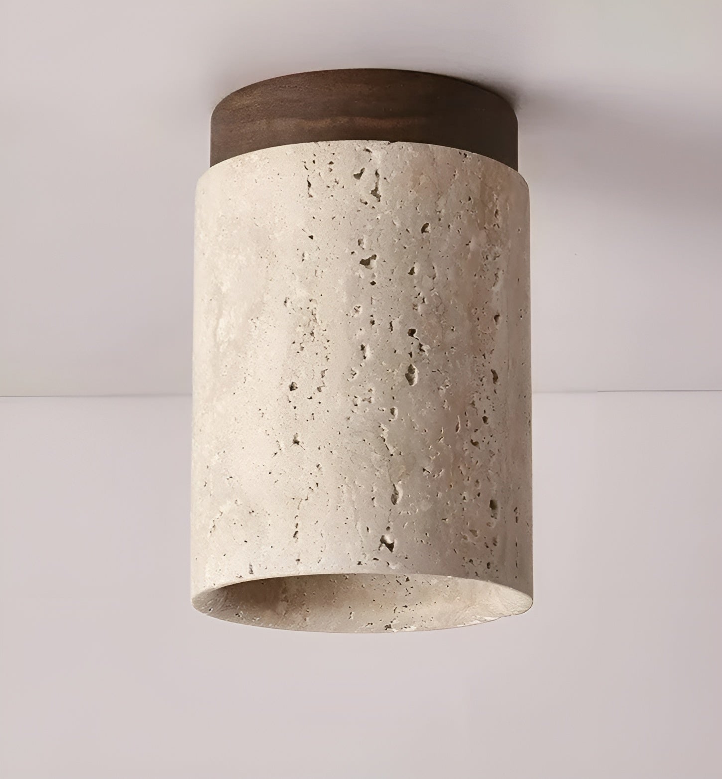 RusticAura Lights - Runde Wabi Sabi Japanische Designlampe Elegare