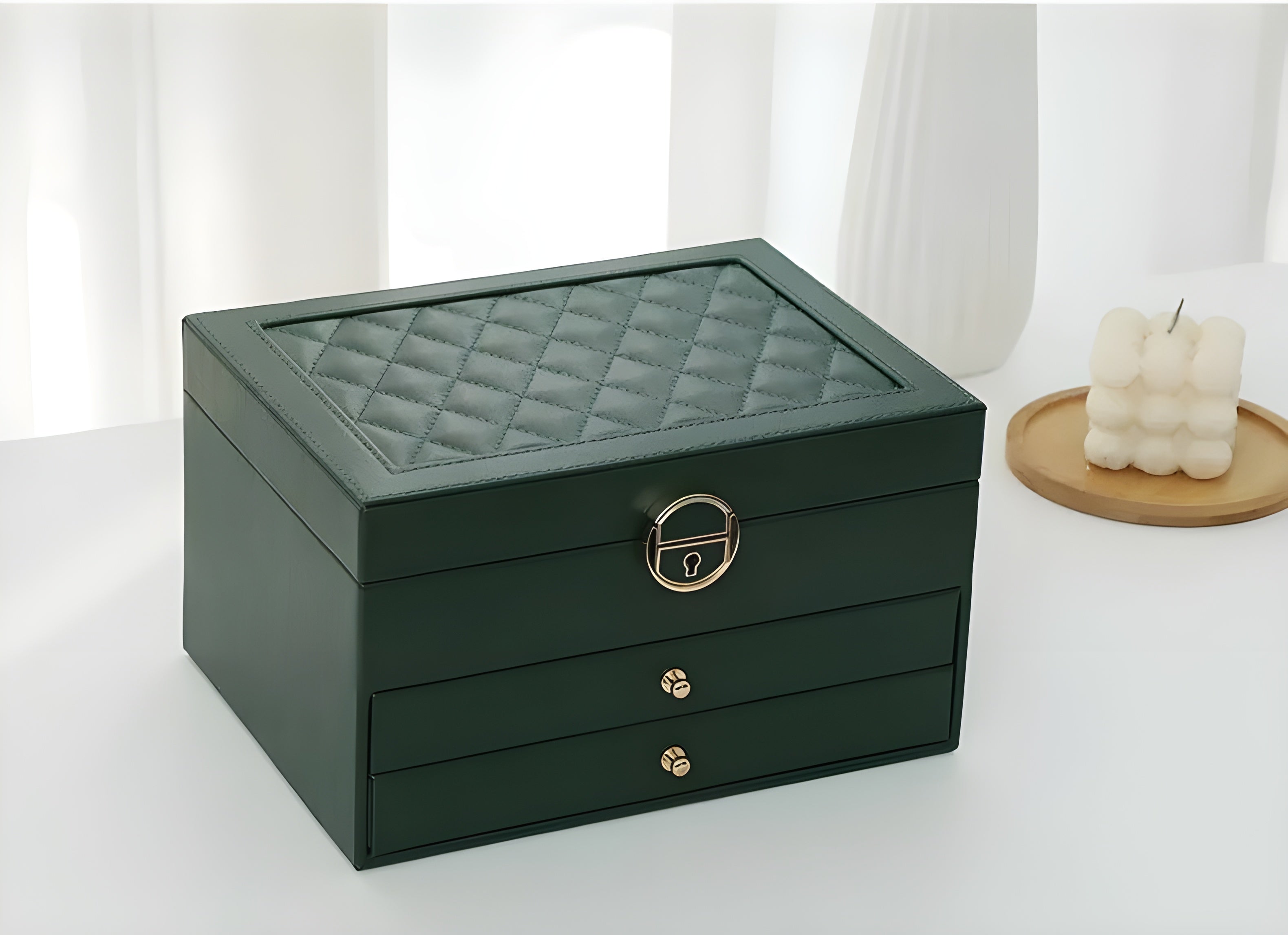 DiamondKeep Box - Elegante Drie-laagse Sieradendoos