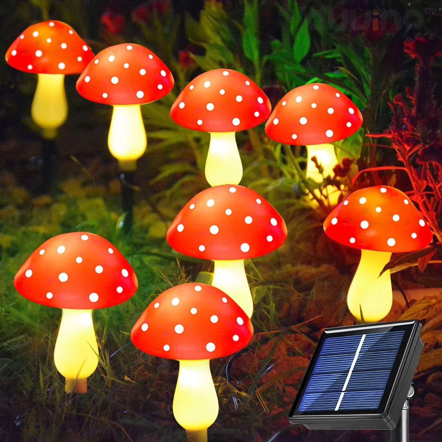 MushroomTwinkle Light - Wasserdichte Pilz Solar Feenlichter Tina Factory Store