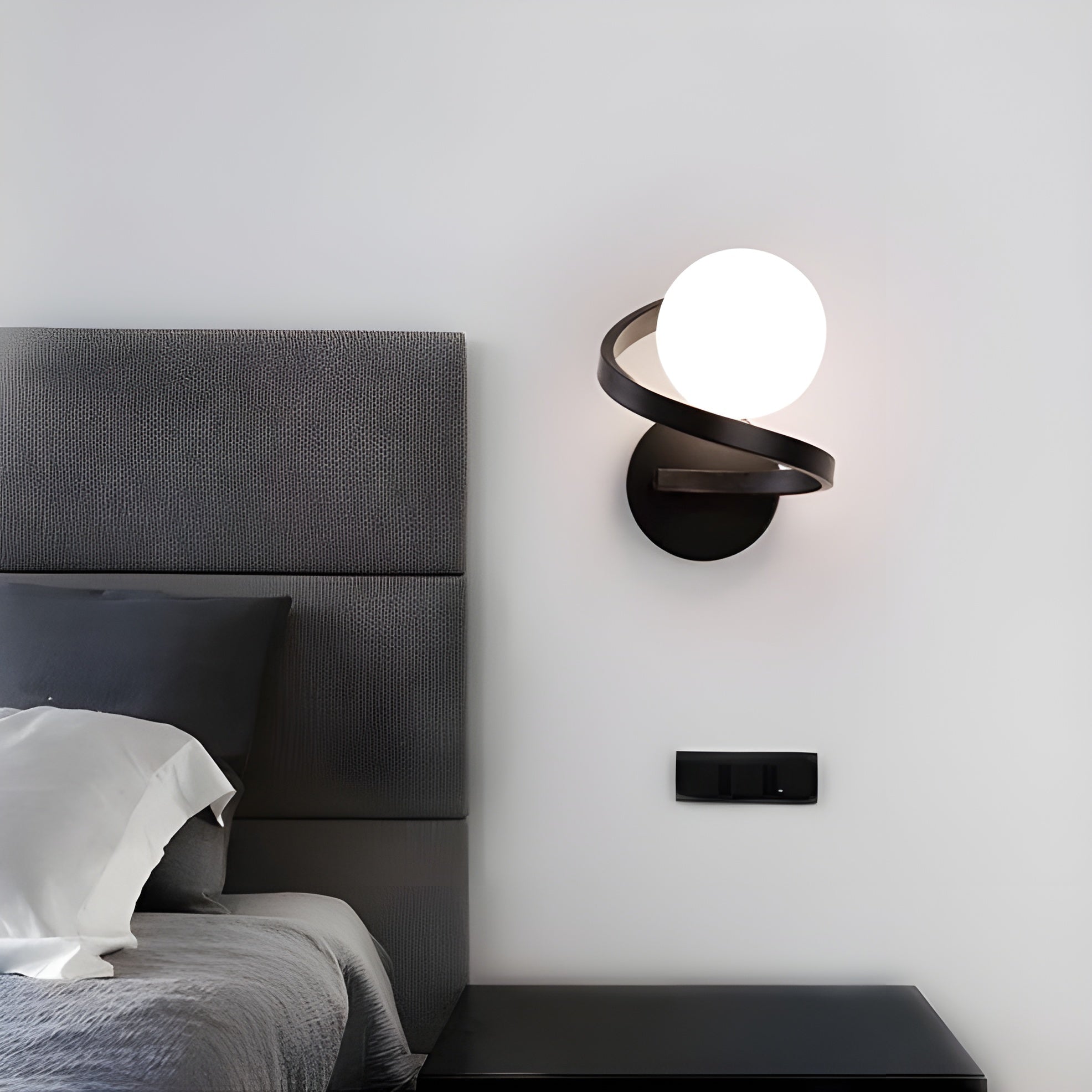 NordicLuxe Wandlamp – Moderne Spiraal LED Wandlamp voor Thuis