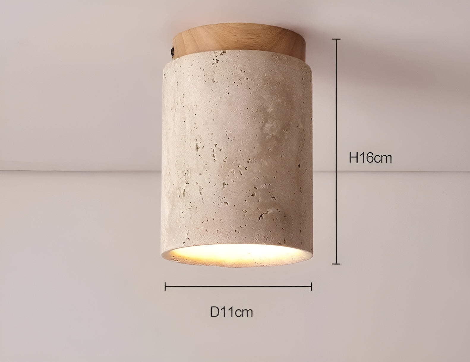 RusticAura Lights - Runde Wabi Sabi Japanische Designlampe Elegare