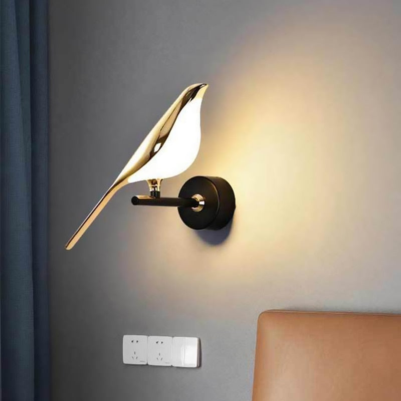 BirdGlow Light - Drehbare LED-Wandleuchten für Zuhause Elegare