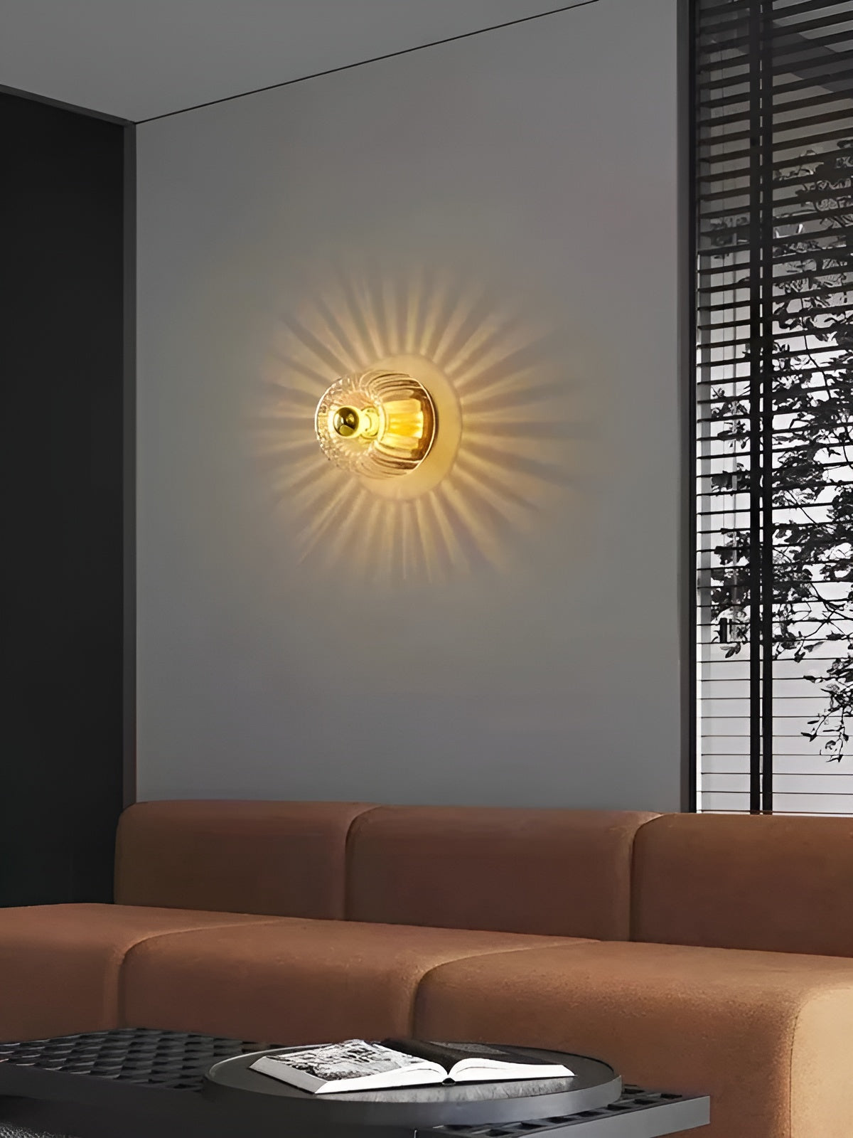 ScandiShine Light - Moderne Scandinavische Glas Wandlamp