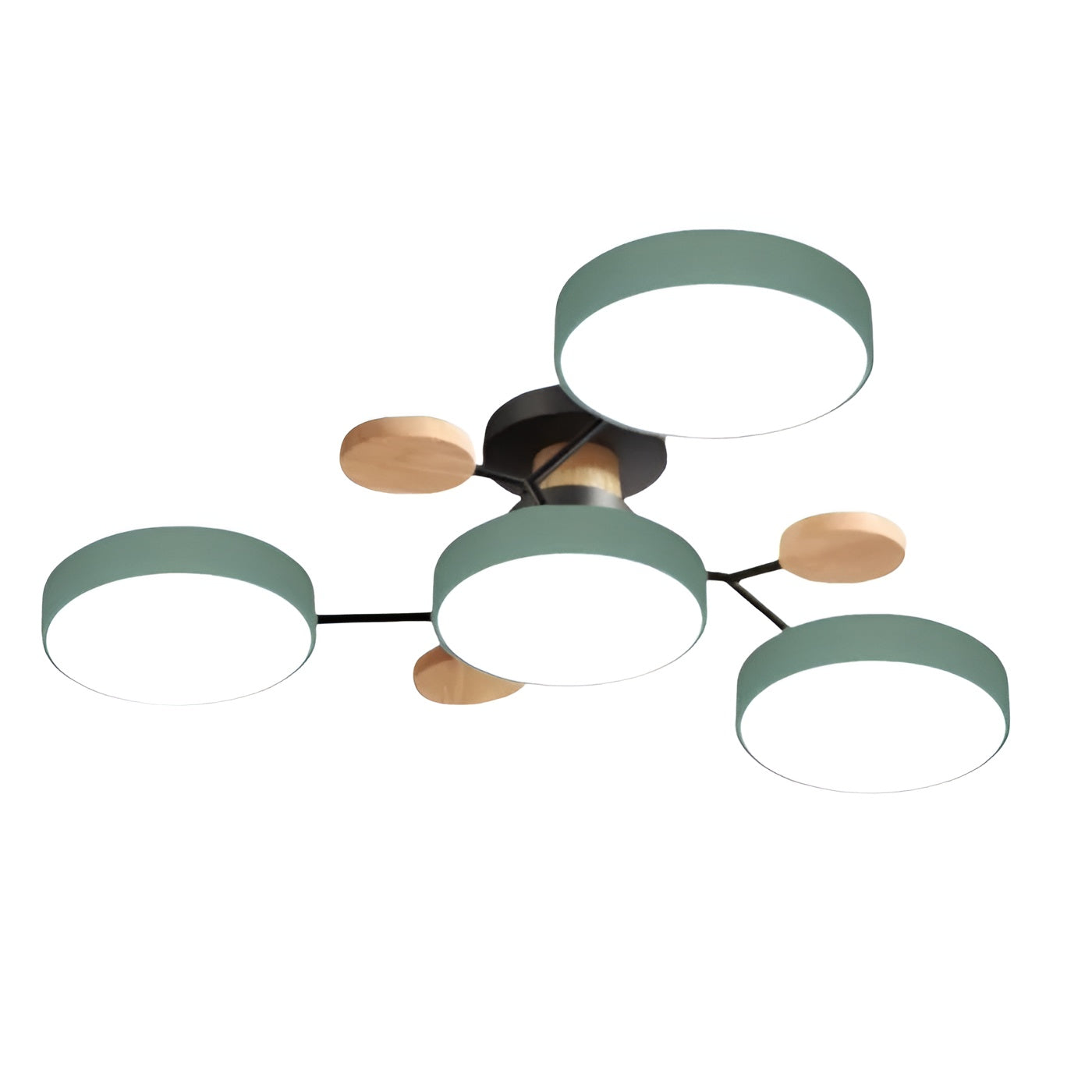 ScandiGlow Light - Nordic Modern Branched Disc LED Ceiling Light Elegare