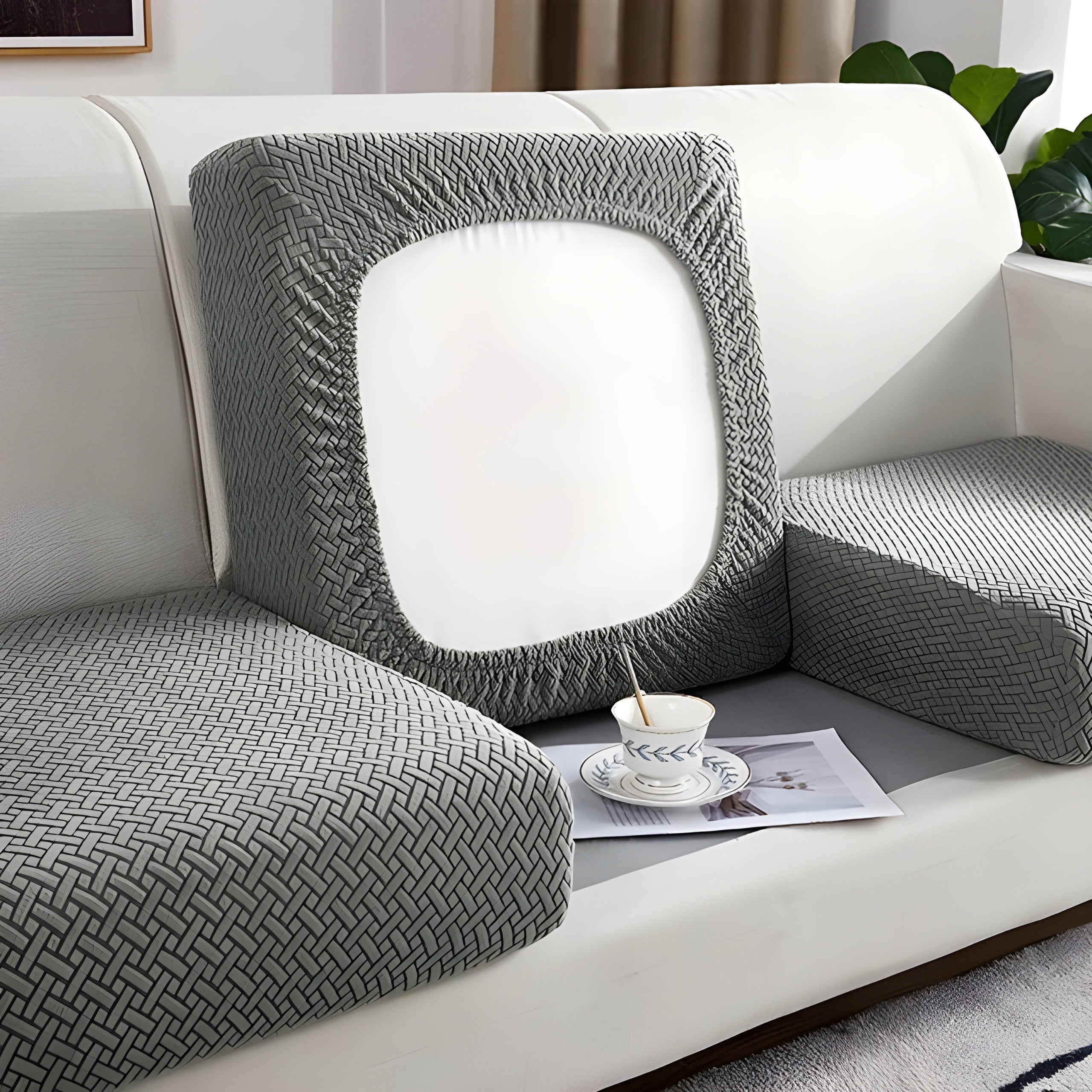 DustGuard Sofa Cover - Moderne Meubelbescherming tegen stof Verwijderbare Stoelhoes