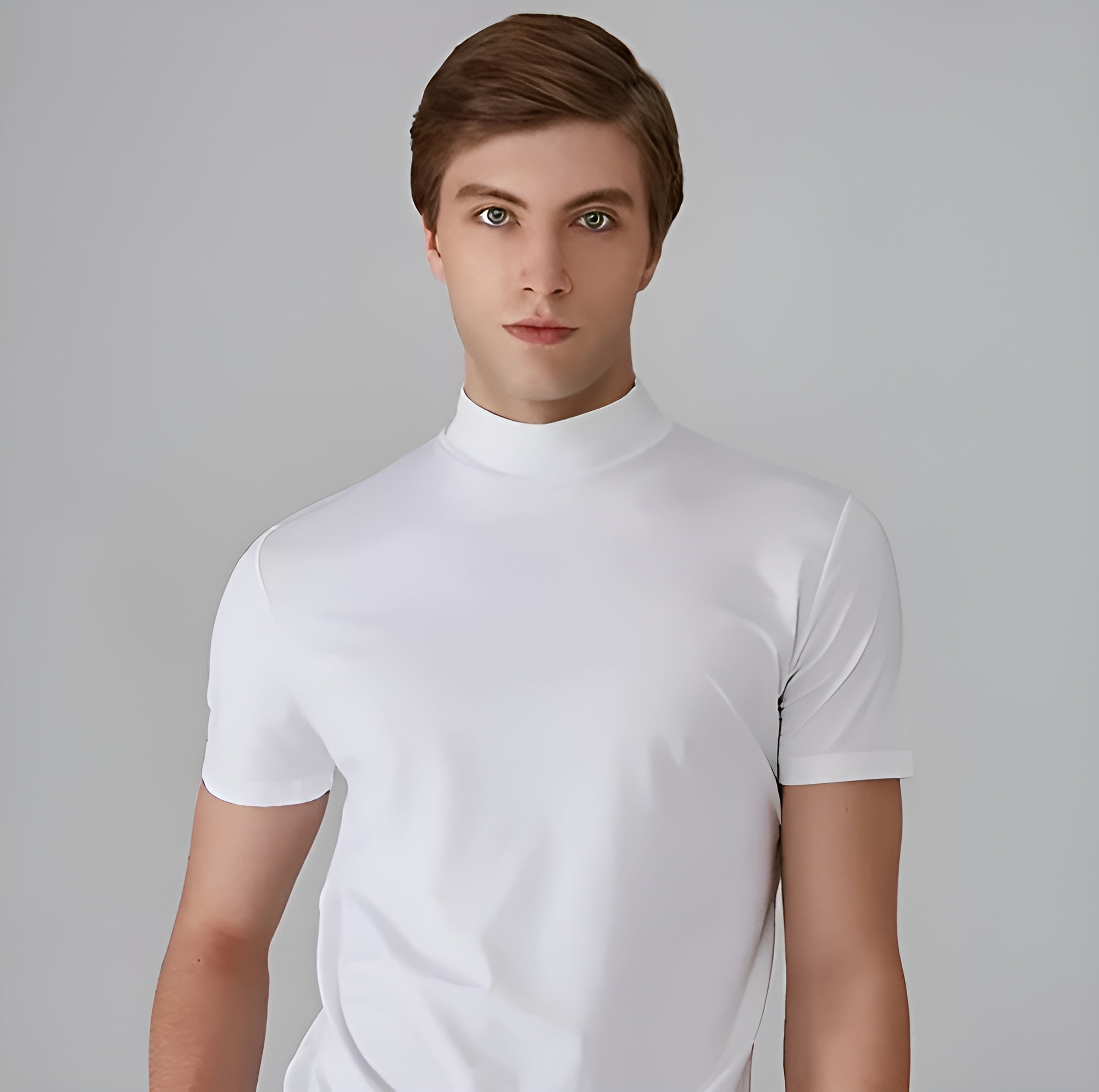 Jochen Shirt - Casual Turtleneck T-Shirt voor Mannen