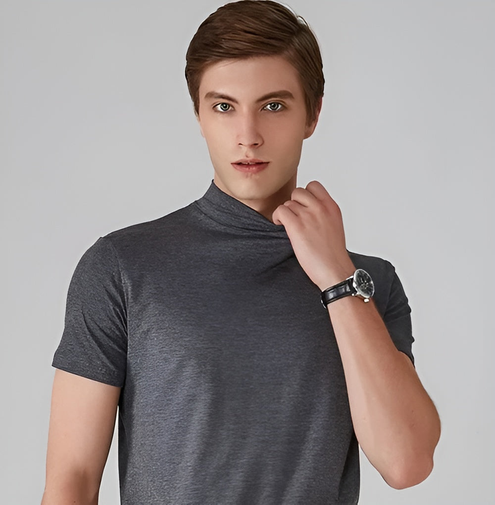 Jochen Shirt - Casual Turtleneck T-Shirt voor Mannen