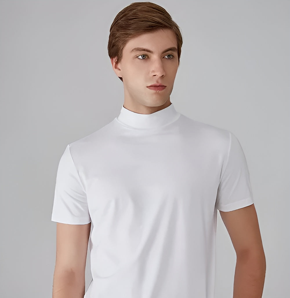 Jochen Shirt - Casual Turtleneck T-Shirt voor Mannen