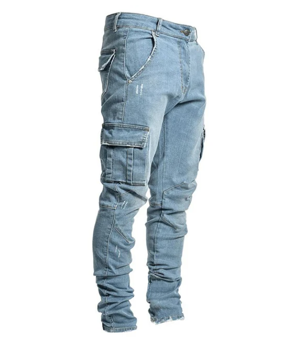 Elastic Street Jeans voor Heren Casual en Comfortabel - Velari - 