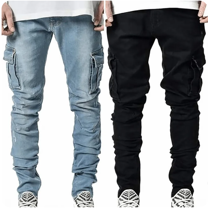 Elastic Street Jeans voor Heren Casual en Comfortabel - Velari - 