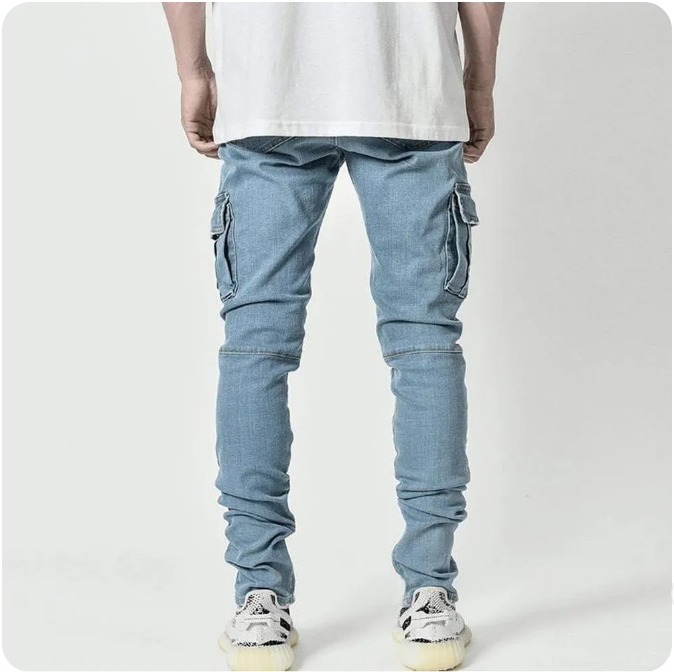 Elastic Street Jeans voor Heren Casual en Comfortabel - Velari - 