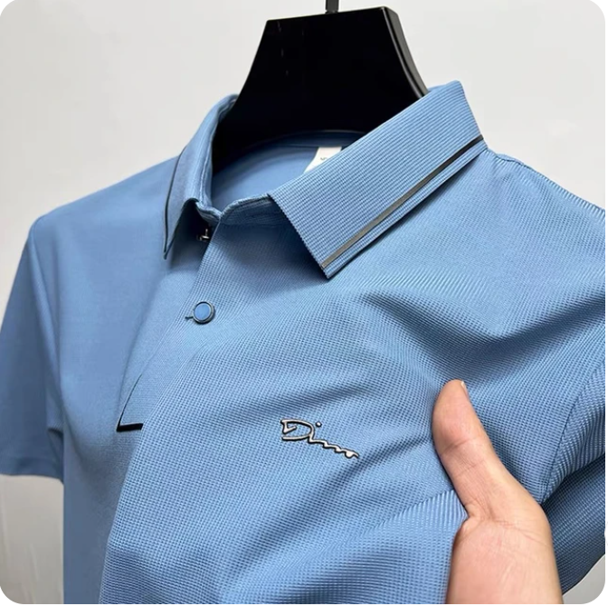 Ademend en Comfortabel High-End Polo shirt voor Heren Stijlvol - Velari - 