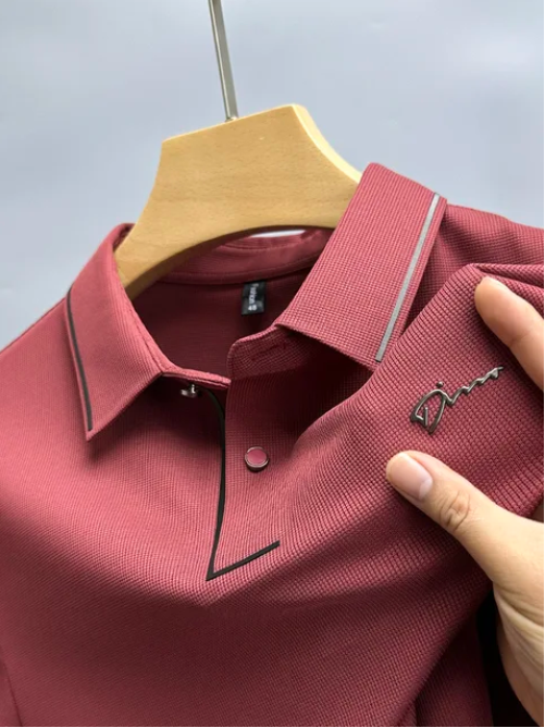 Ademend en Comfortabel High-End Polo shirt voor Heren Stijlvol - Velari - 