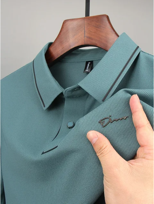 Ademend en Comfortabel High-End Polo shirt voor Heren Stijlvol - Velari - 