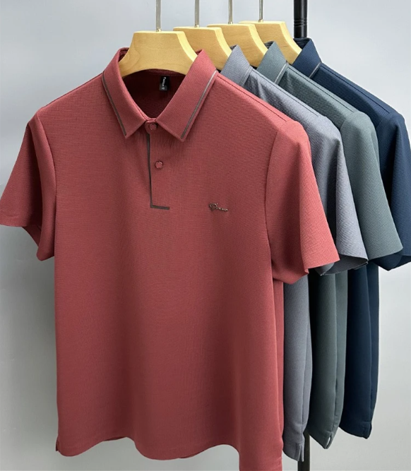 Ademend en Comfortabel High-End Polo shirt voor Heren Stijlvol - Velari - 