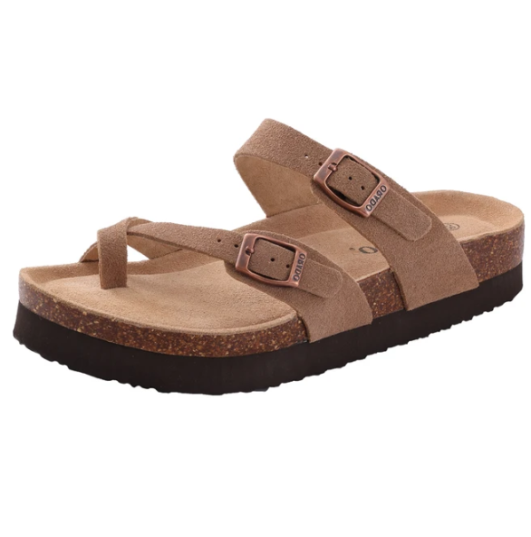 Comwarm Kurk Sandalen voor de Zomerse Dames, Suède Stijl - Velari - 