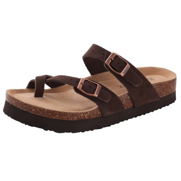 Comwarm Kurk Sandalen voor de Zomerse Dames, Suède Stijl - Velari - 