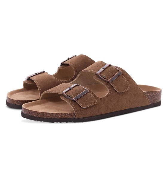 Comwarm Kurk Sandalen voor de Zomerse Dames, Suède Stijl - Velari - 