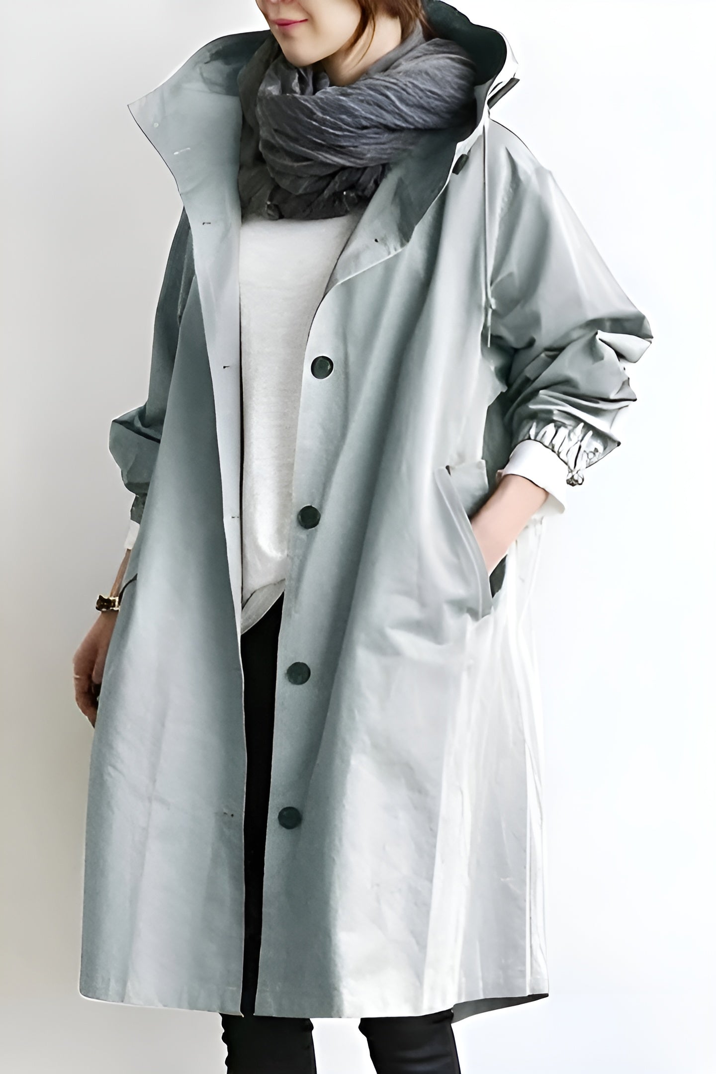 Josefine Coat - Waterdichte Trenchcoat met Capuchon voor Dames